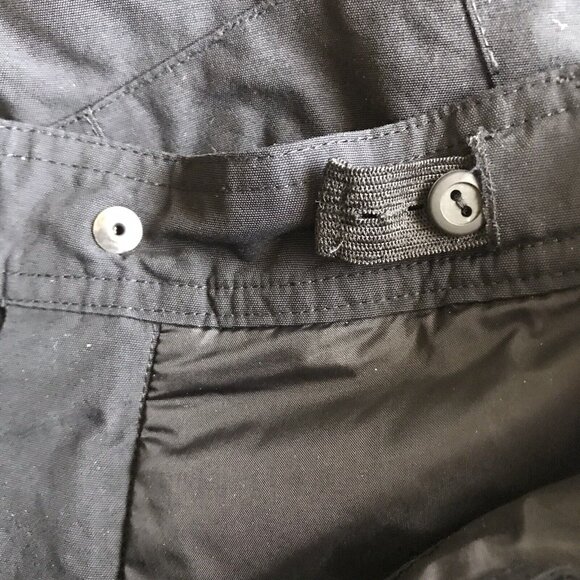 Obermeyer Alt 3 Juniors Unisex Black Cargo Snow Pants Size 12 Adjustable Waist - Picture 6 of 9